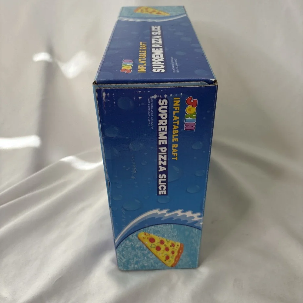 JOYIN Supreme Pizza Slice‎ Pool Lake Inflatable Float Raft 5+ Feet Long NEW